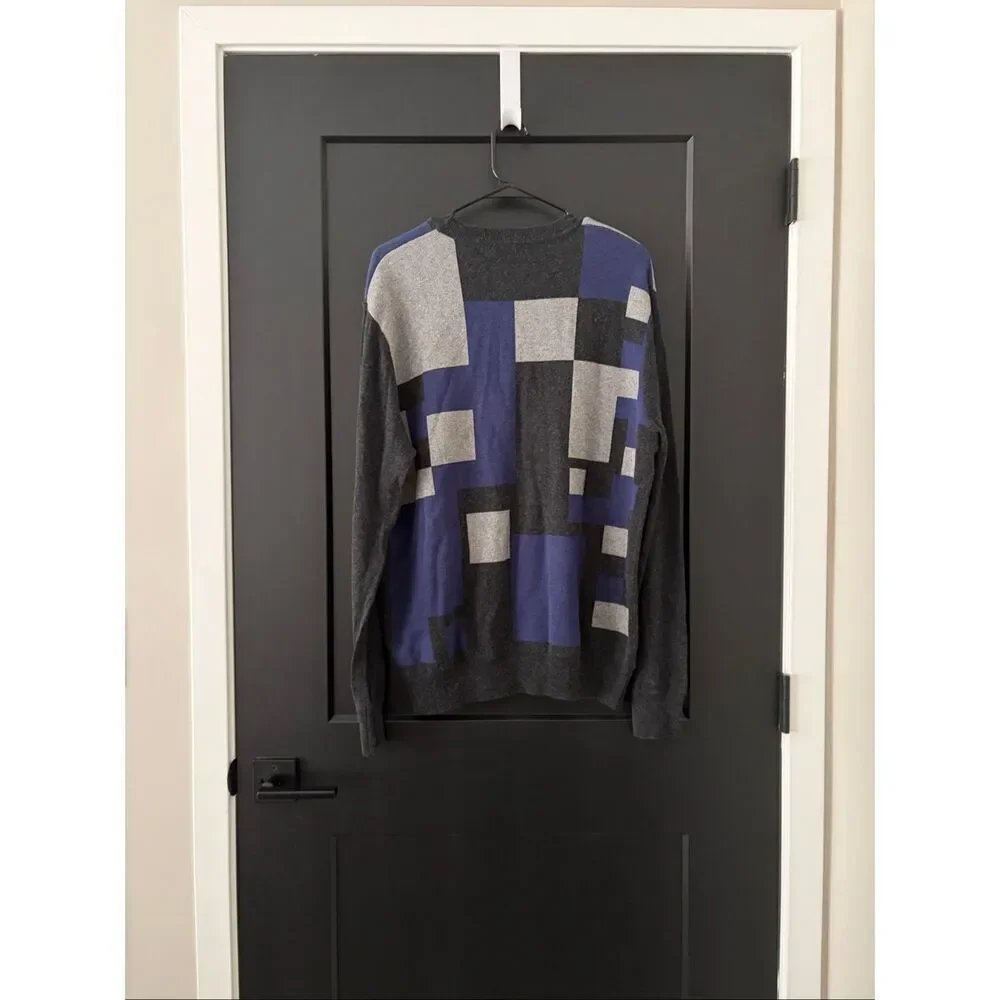 Saks Fifth Avenue Silk Cashmere Crewneck Sweater Size XL